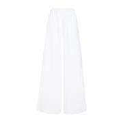 Max Mara Wide Trousers White, Dam