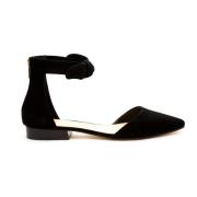 Michael Kors Flat Sandals Black, Dam