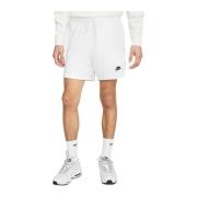 Nike Flow Shorts i French Terry White, Herr