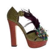 Dolce & Gabbana High Heel Sandals Multicolor, Dam