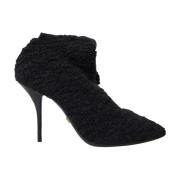 Dolce & Gabbana Heeled Boots Black, Dam