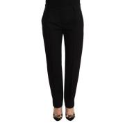 Dolce & Gabbana Straight Trousers Black, Dam