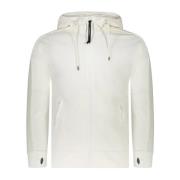 C.p. Company Stilren Zip-Through Sweatshirt för Män White, Herr