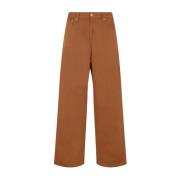 Carhartt Wip Wide Trousers Brown, Herr