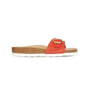 Rohde Flat Sandals Red, Dam