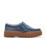 Clarks Laced Shoes Blue, Dam