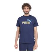 Puma T-Shirts Blue, Herr