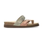 Mephisto Flat Sandals Multicolor, Dam