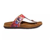 Rohde Flat Sandals Multicolor, Dam