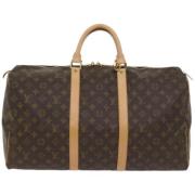 Louis Vuitton Vintage Pre-owned Canvas resvskor Brown, Dam