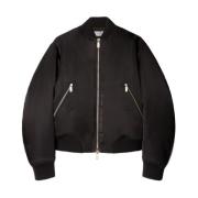 Off White Bomber Jackets Black, Herr