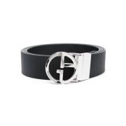 Giorgio Armani Belts Black, Herr