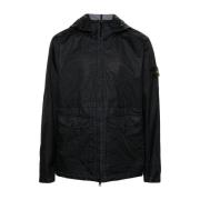 Stone Island Rain Jackets Blue, Herr