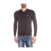 Armani Jeans Mysig Stickad Tröja Black, Herr