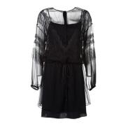 Alberta Ferretti Short Dresses Black, Dam