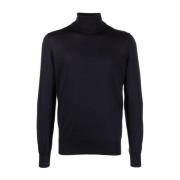 Ermenegildo Zegna B98 Maglia Stickad Tröja Black, Herr