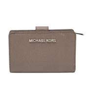 Michael Kors Pre-owned Pre-owned Laeder plnbcker Gray, Dam