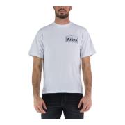 Aries Grafiskt Tryck T-shirt White, Herr