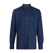 Tommy Hilfiger Long Sleeve Tops Blue, Herr