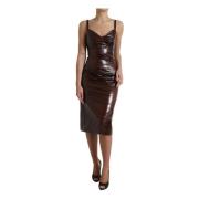 Dolce & Gabbana Midi Dresses Brown, Dam