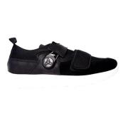 Marcelo Burlon Svart Vit Runninglow Sneakers Black, Herr