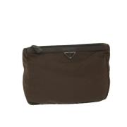 Prada Vintage Pre-owned Nylon prada-vskor Brown, Dam