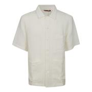 Barena Venezia Short Sleeve Shirts Beige, Herr