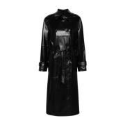 Max Mara Svart Georgia Kappa Black, Dam