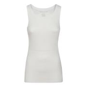 Majestic Filatures Sleeveless Tops White, Dam