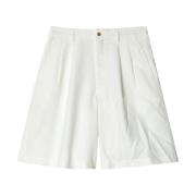 Comme des Garçons Vita Shorts Sann Storlek White, Herr