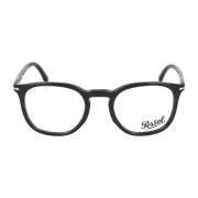 Persol Fyrkantiga Glasögon Black, Unisex