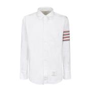 Thom Browne Vit Button Down Krage Skjorta White, Herr