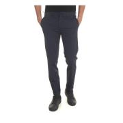 Fay Rullfåll Chino Byxor Blue, Herr