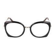 Etnia Barcelona Färgglada Cat Eye Glasögon Black, Unisex