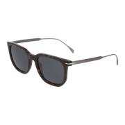 Eyewear by David Beckham Retro Square Solglasögon Brown, Unisex