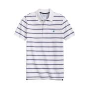 Brooks Brothers Vitrandig Guldfleece Bomullspolo White, Herr