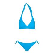 Douuod Woman Triangel Bikini Hög Midja Baddräkt Blue, Dam
