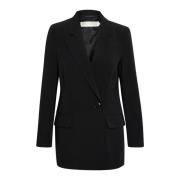 InWear Klassisk Svart Blazer Jacka Black, Dam