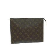 Louis Vuitton Vintage Pre-owned Canvas louis-vuitton-vskor Brown, Dam