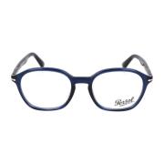 Persol Fyrkantig Ram Glasögon Blue, Unisex