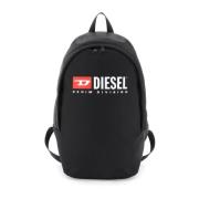 Diesel Rinke Ryggsäck med Mesh Panel Black, Unisex