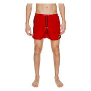 Emporio Armani EA7 Herrbadkläder Vår/Sommarkollektion Polyester Red, H...