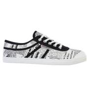 Kawasaki Tidningspapper Stil Canvas Sneakers Multicolor, Herr