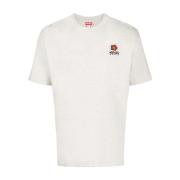 Kenzo Grå Blomsterbroderad T-shirt Gray, Herr