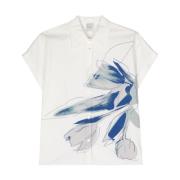 Paul Smith Vit Blommig Skjorta White, Dam