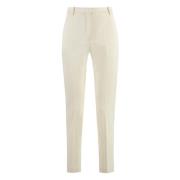 Pinko Trousers Beige, Dam