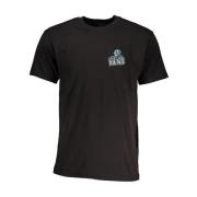 Vans Svart Crew Neck T-shirt med Print Black, Herr