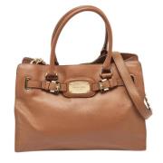 Michael Kors Pre-owned Pre-owned Laeder totevskor Brown, Dam