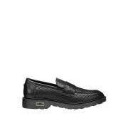 Cult Svarta Läderloafers Black, Herr