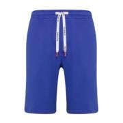 Peuterey Blå Bomull Bermuda Shorts Blue, Herr